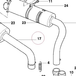 Right silencer 57310394A