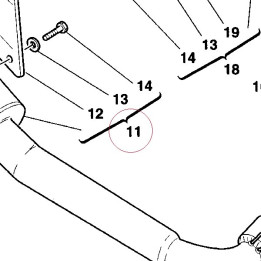 Right silencer 57310463B