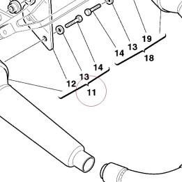 Right silencer 57310471B
