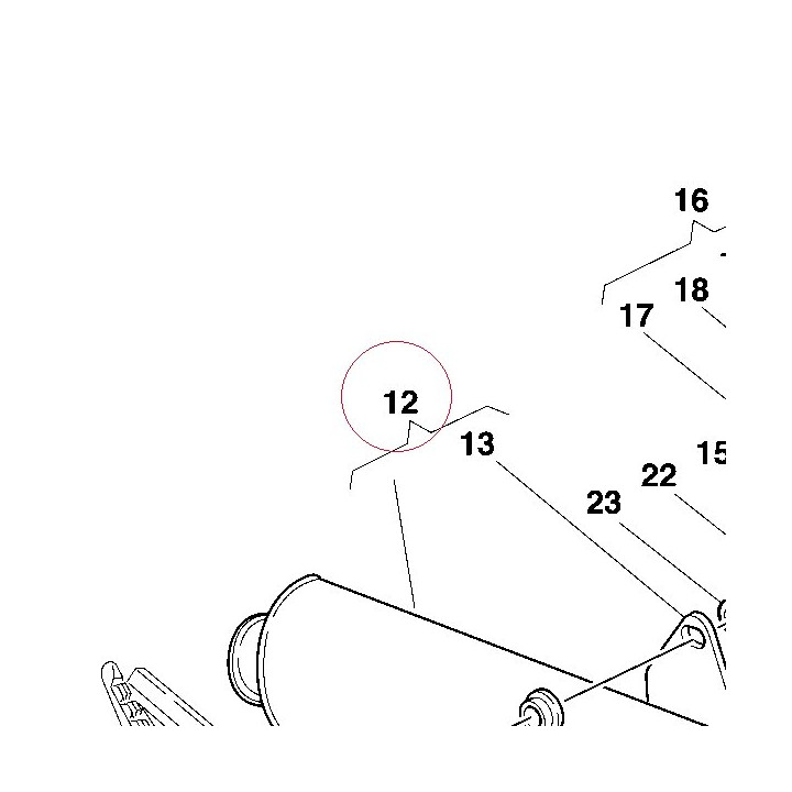 Right silencer 57310501A