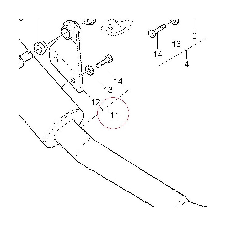Right silencer 57310571A