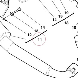 Right silencer 57310581A