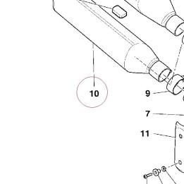 Silencer, lower 57310781A