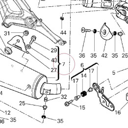 Right silencer 57313131A
