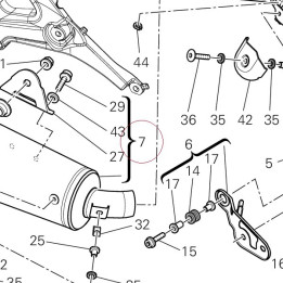 Right silencer 57313141A