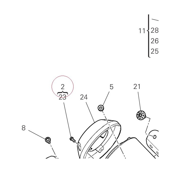 Right silencer 57314571A