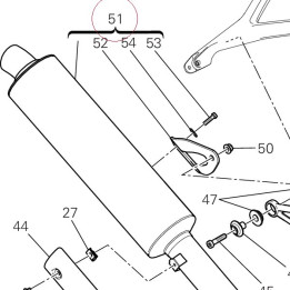 Right silencer 573P3392A