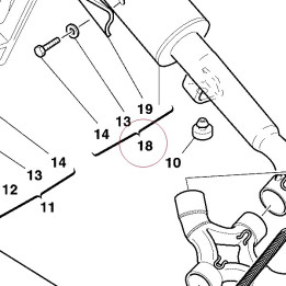 Left silencer 57410465B