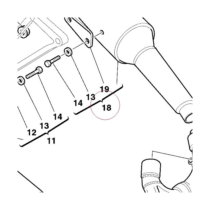Left silencer 57410471B