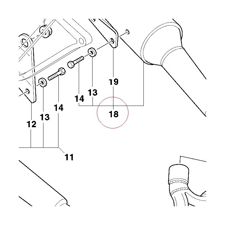 Silencer (l.h.) 57410471C