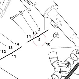 Left silencer 57410591A