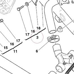 Left silencer 57410881A
