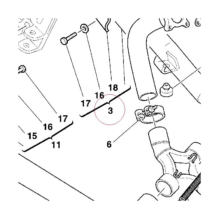 Left silencer 57410881A