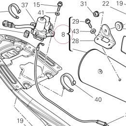 Left silencer 57413101C
