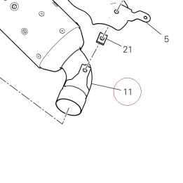 Left silencer 57414582A
