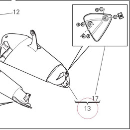 Left silencer 57422012AA