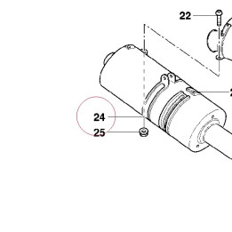 Silencer clamp 57610191A