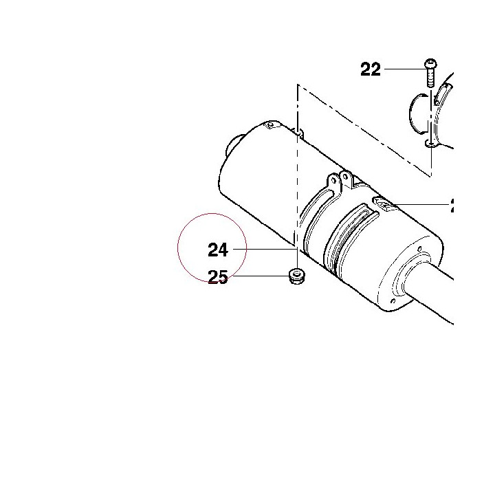 Silencer clamp 57610191A