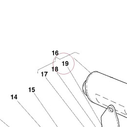 Bracket, left silencer 57610221A