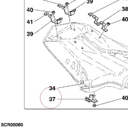 Bracket, silencer 57610461A