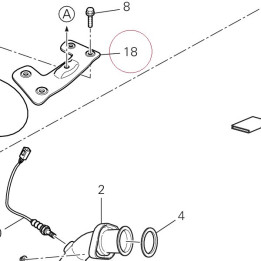 Bracket, silencer 57610601B