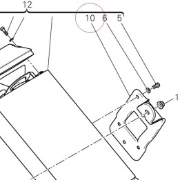 Bracket, silencer 57610891BA