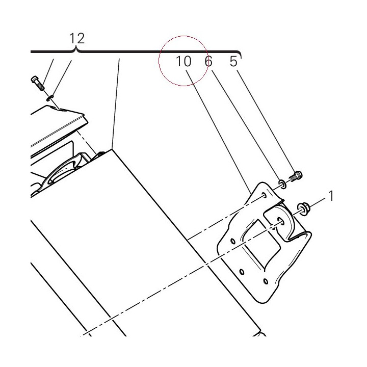 Bracket, silencer 57610891BA