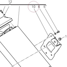 Bracket, silencer 57610892BA