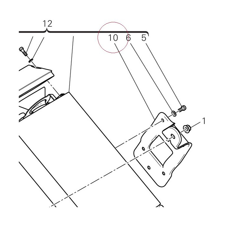 Bracket, silencer 57610892BA