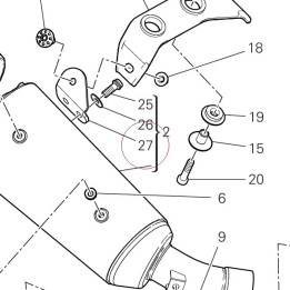 Right bracket 57611001AA
