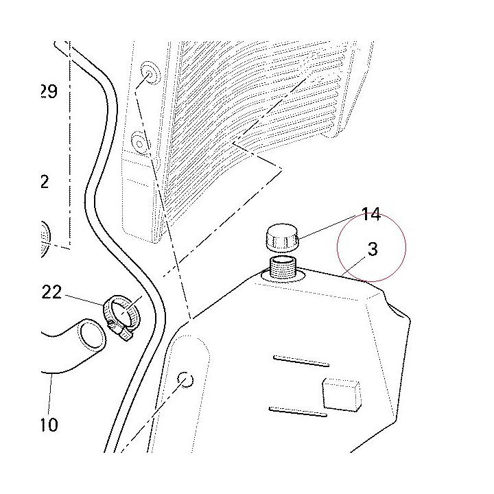 Tank, water reservoir 58510581A