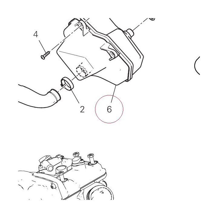 Breather tank 58510921A
