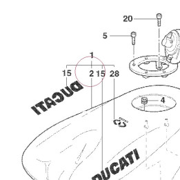 Fuel tank 58610250BA
