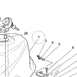 Fuel tank 58610601AA