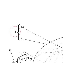 Fuel tank, red 58611602BA
