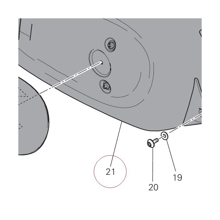 Fuel tank, black 58612221BK