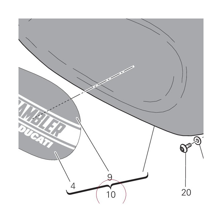 Fuel tank 58612262AS
