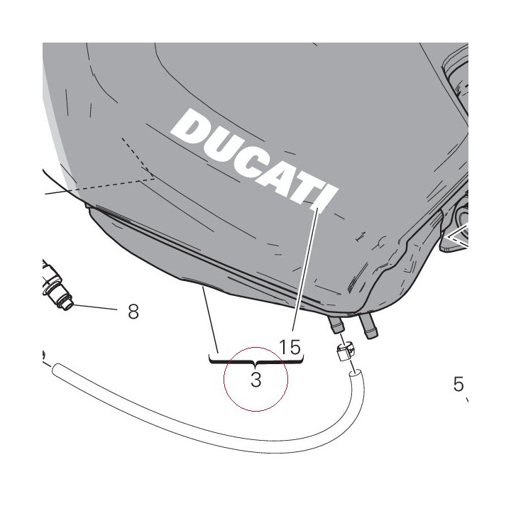 Fuel tank 58612511AA