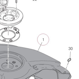Serbatoio carburante alluminio 58613161AB