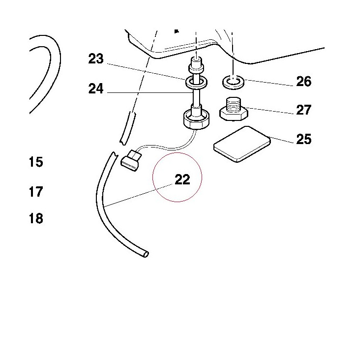 Breather pipe 59010441A