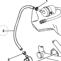 Filter/fuel cock pipe 59010781A