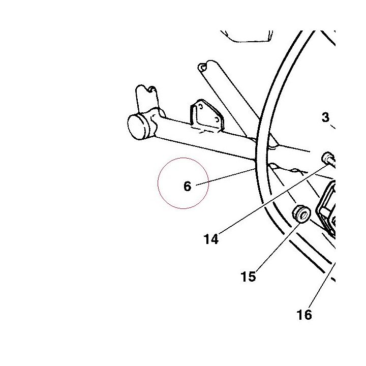 Fuel cock/fuel pump pipe 59010901A