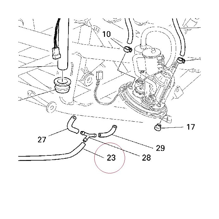 Breather pipe 59010951A