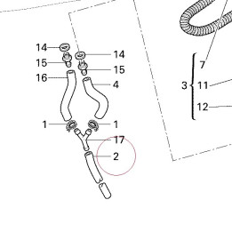 Breather pipe 59011361A