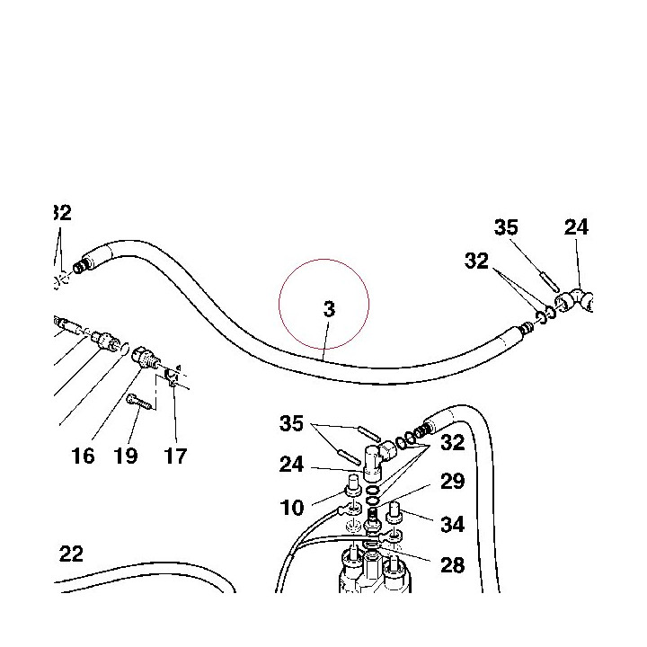 Filter/pump pipe 59011441A