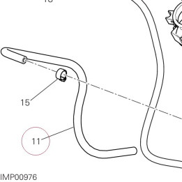 Breather pipe 59012711A