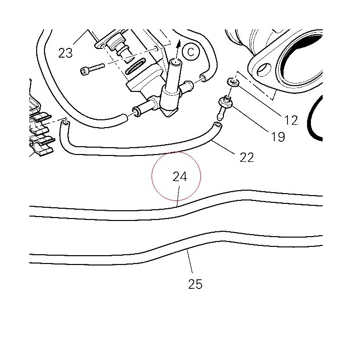 Hose, fuel delivery 59013011B