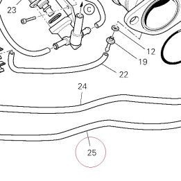 Hose, fuel return 59013021B