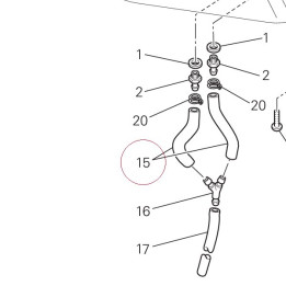 Hose, fuel 59013041A