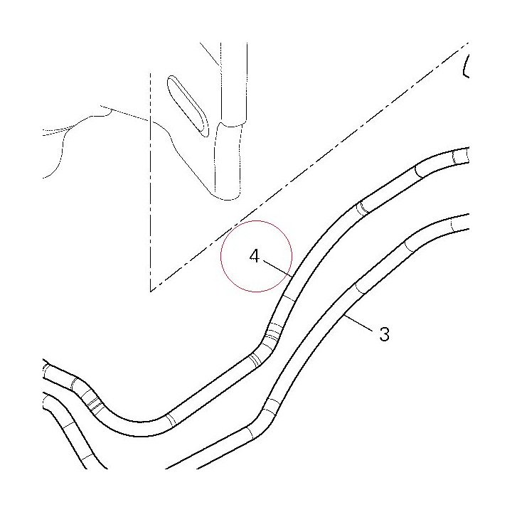 Hose, fuel return 59013301A